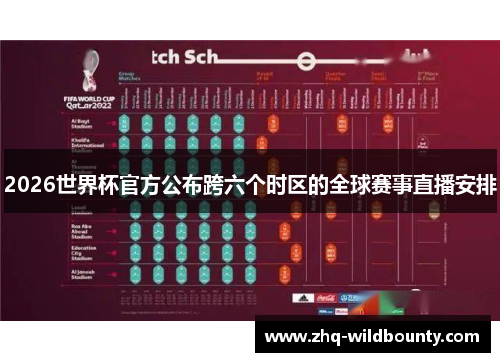 2026世界杯官方公布跨六个时区的全球赛事直播安排